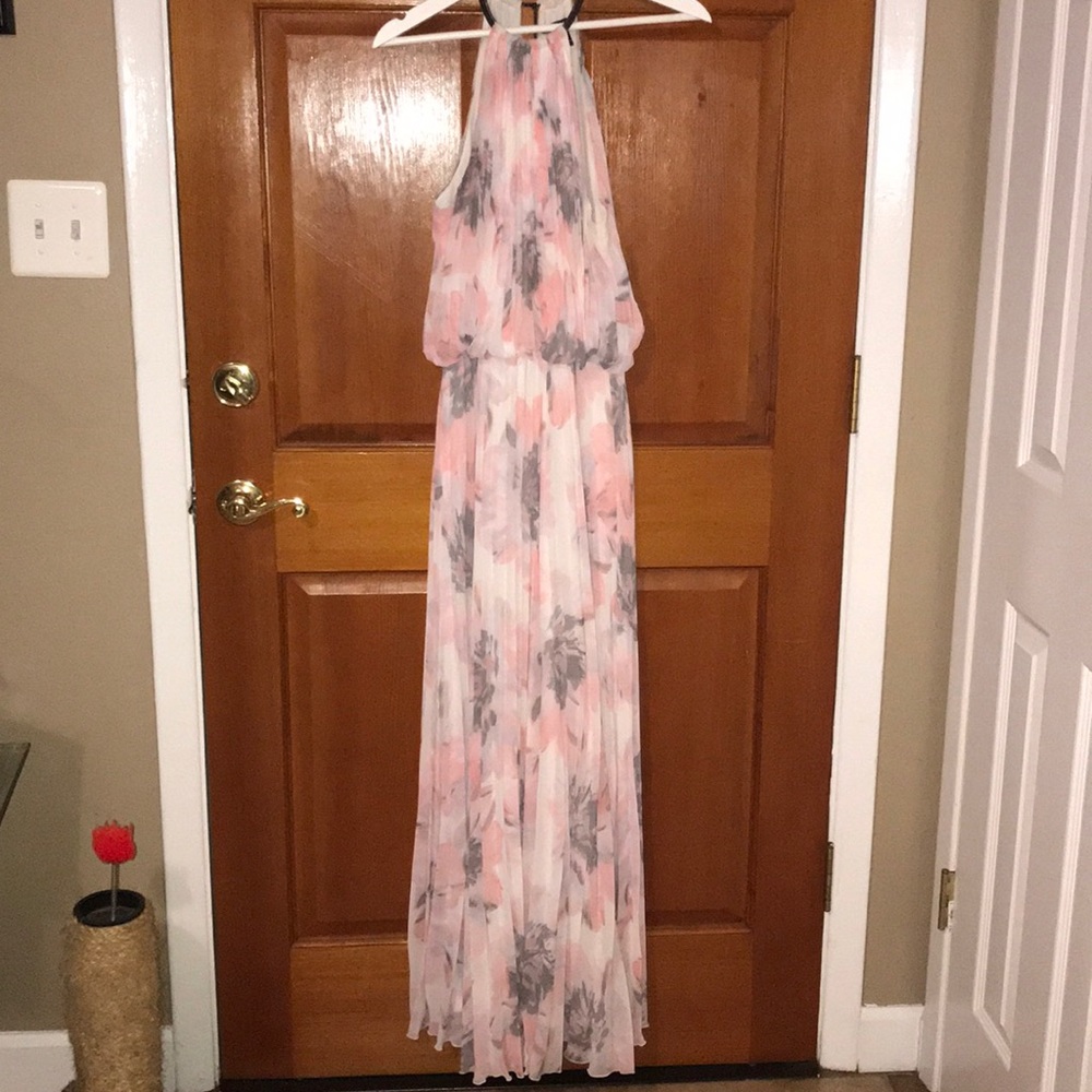 Halter style, long dress